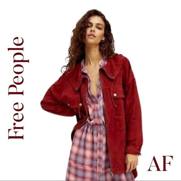 WE THE FREE BROOKLYN SUEDE LEATHER JACKET NWT NEW SIZE XS - Picture 1 of 7